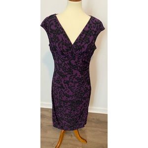 Lauren Ralph Lauren faux wrap dress size 12